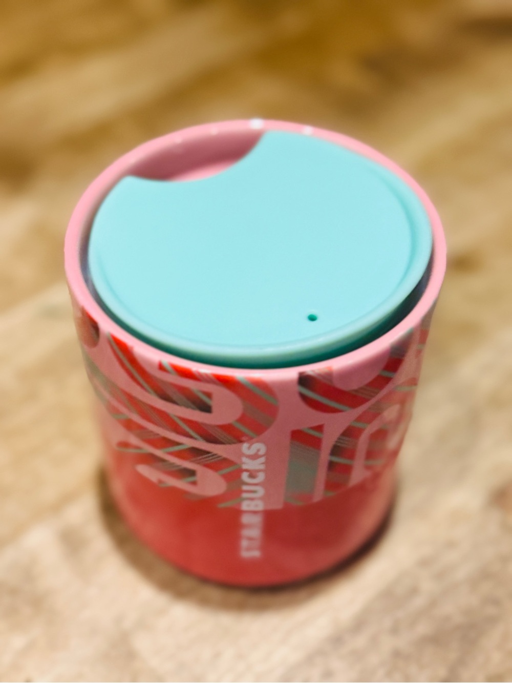 Starbucks Tumbler  8 oz holiday Ombré Candy Cane - Picture 3 of 7